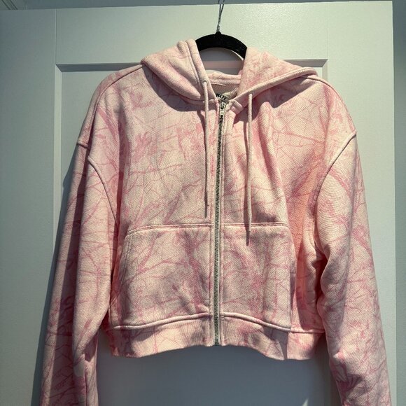 Dairy Boy Bubblegum Camo - Cropped Hoodie - XL - Picture 1 of 4